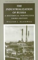 Front cover of The industrialization of Russia by William L. Blackwell