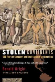 Cover of Stolen continents by Ronald Wright