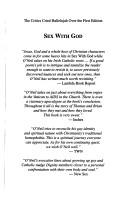 Front cover of Sex with God by Thomas O'Neil