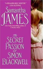 Front cover of The Secret Passion of Simon Blackwell by Samantha James