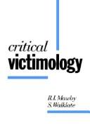 Front cover of Critical victimology by R. I. Mawby
