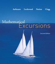Cover of Mathematical Excursions by Richard N. Aufmann