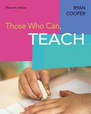 Cover of Those Who Can Teach by James M. Cooper