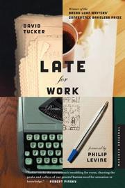Cover of Late for work by Tucker, David