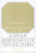 Cover of Autobiographische Tierbilder bei Horaz by Georg Warmuth
