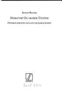 Front cover of Heimat bist Du grosser Töchter by Renate Wagner