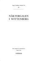 Front cover of Näktergalen i Wittenberg by August Strindberg