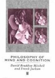 Front cover of The philosophy of mind and cognition by David Braddon-Mitchell