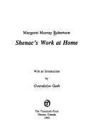 Front cover of Shenac's work at home by Margaret M. Robertson