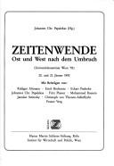 Cover of Zeitenwende by J. Chr Papalekas