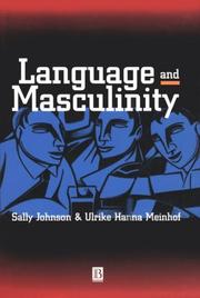 Cover of Language and Masculinity by Sally Johnson