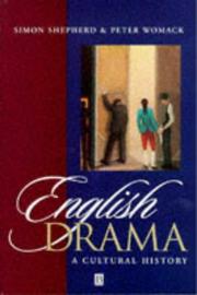 Cover of English drama by Simon Shepherd