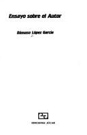 Front cover of Ensayo sobre el autor by Dámaso López García