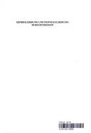 Cover of Generalisierung und Individualisierung im Rechtsdenken by International Association for Philosophy of Law and Social Philosophy. Deutsche Sektion. Tagung