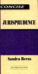 Cover of Concise jurisprudence by Sandra Berns