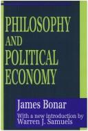 Cover of Philosophy and political economy by James Bonar