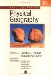 Cover of The Dictionary of Physical Geography by Andrew S. Goudie