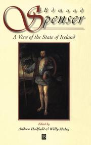 Front cover of View of the state of Ireland by Edmund Spenser