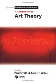 Cover of A Companion to Art Theory by Carolyn Wilde