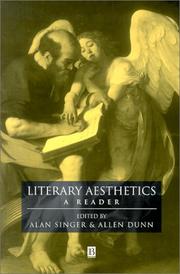 Cover of Literary aesthetics by Alan Singer