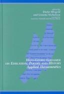 Cover of Hans-Georg Gadamer on education, poetry, and history by Hans-Georg Gadamer