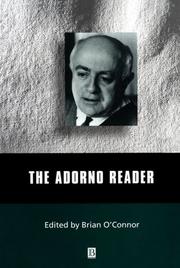 Cover of The Adorno Reader by Theodor W. Adorno