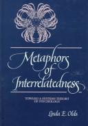 Front cover of Metaphors of interrelatedness by Linda E. Olds