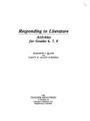 Front cover of Responding to literature by Rosanne J. Blass