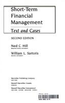Cover of Short-term financial management by Ned C. Hill