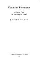 Front cover of Venantius Fortunatus by Judith W. George
