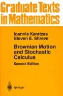 Cover of Brownian motion and stochastic calculus by Ioannis Karatzas