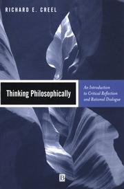 Cover of Thinking Philosophically by Richard E. Creel