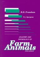 Cover of Anatomy and physiology of farm animals by R. D. Frandson