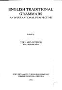 Front cover of English traditional grammars by Gerhard Leitner
