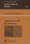 Cover of Applying fractals in astronomy by A. Heck