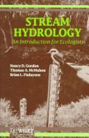 Cover of Stream hydrology by Nancy D. Gordon