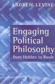Front cover of Engaging Political Philosophy by Andrew Levine