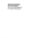 Cover of Transnational management by Christopher A. Bartlett