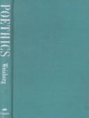 Cover of Poethics by Richard H. Weisberg