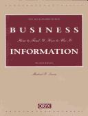 Cover of Business information by Michael R. Lavin