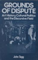 Front cover of Grounds of dispute by John Tagg