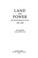 Cover of Land and power by Anita Shapira