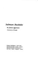 Cover of Salman Rushdie by Harrison, James