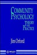 Front cover of Community Psychology by Jim Orford