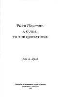 Cover of Piers Plowman by John A. Alford