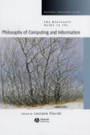 Front cover of Philosophy of Computing and Information by Luciano Floridi