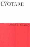 Cover of Libidinal economy by Jean-François Lyotard