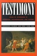 Cover of Testimony by Shoshana Felman