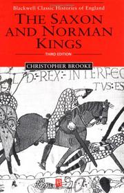 Front cover of The Saxon & Norman kings by Christopher Nugent Lawrence Brooke