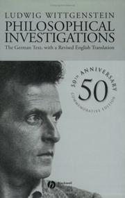Front cover of Philosophische Untersuchungen by Ludwig Wittgenstein